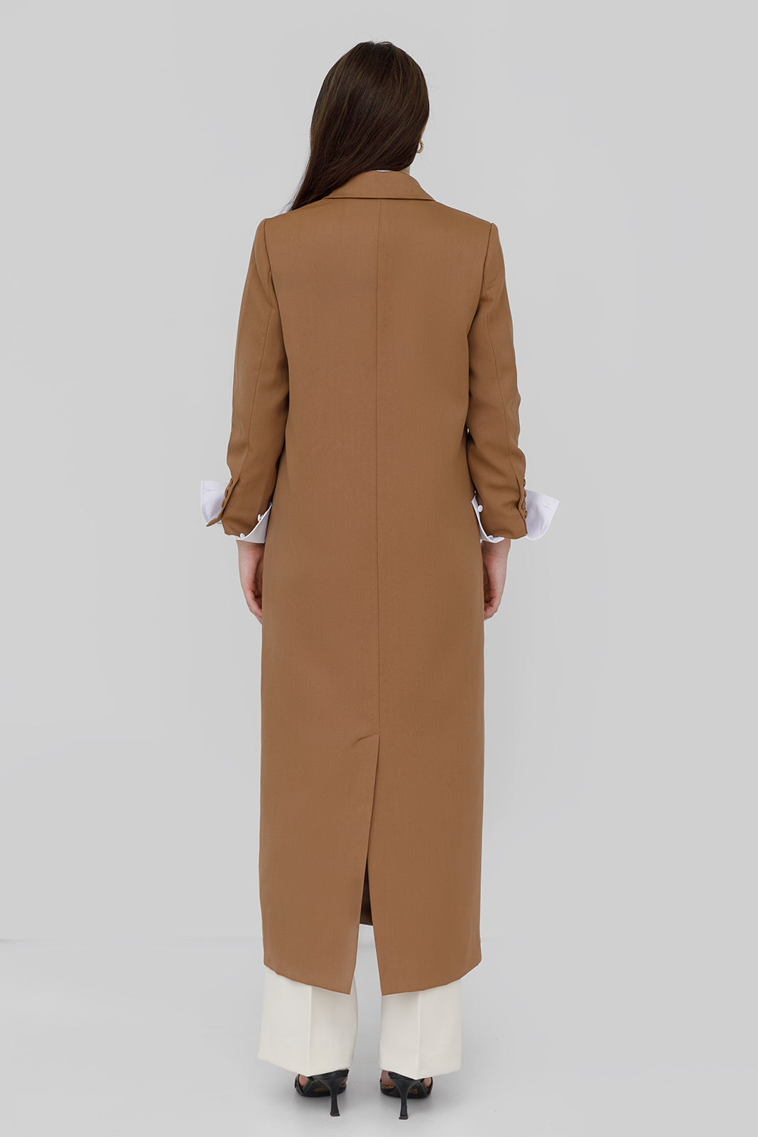 The Amelia Long Coat - Camel