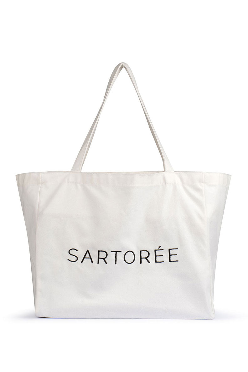 The Sunday Canvas Tote - White