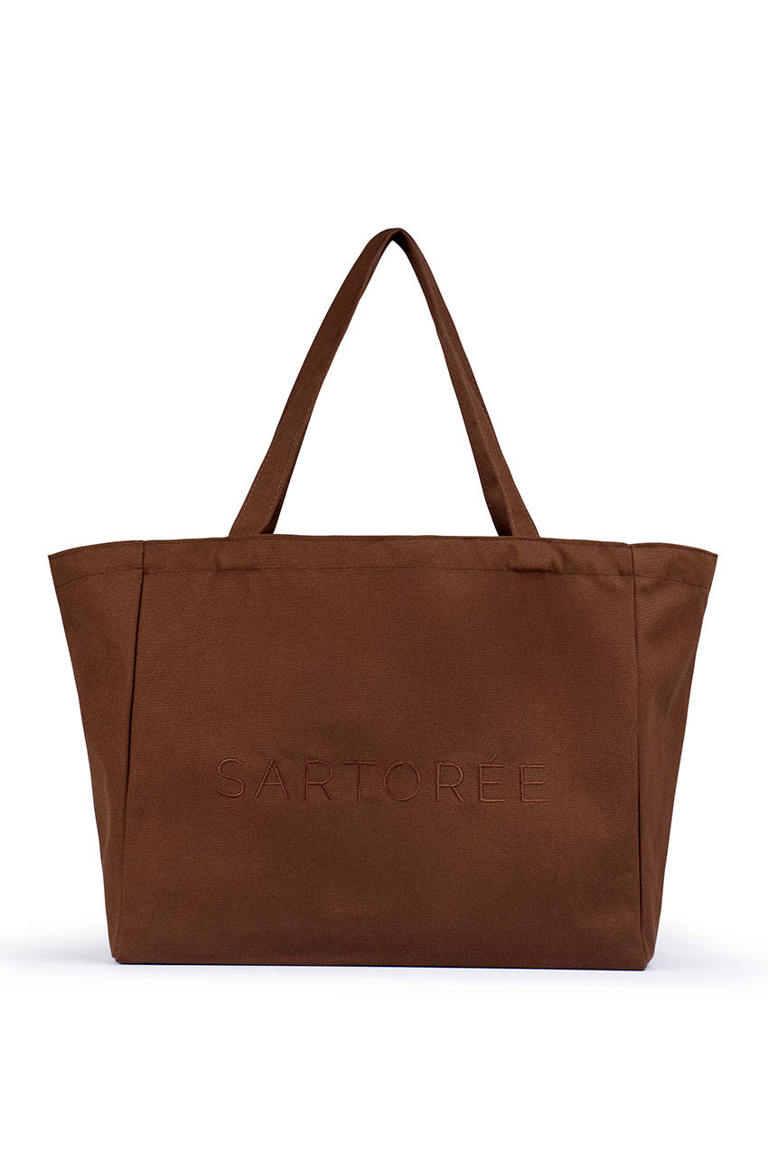 The Sunday Canvas Tote - Coffee