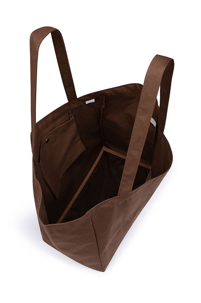 The Sunday Canvas Tote - Coffee