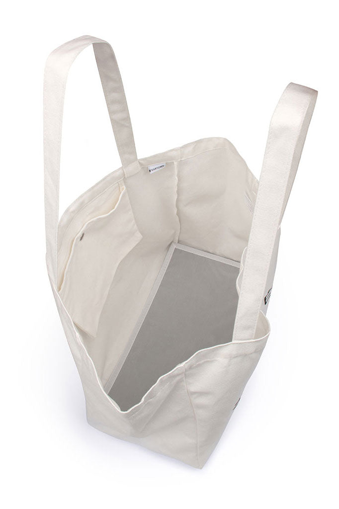 The Sunday Canvas Tote - White