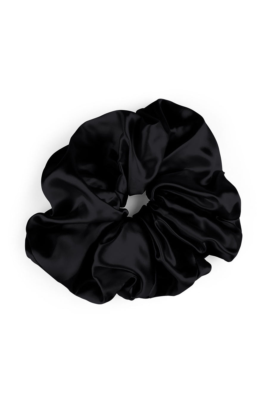 The SARTORÉE Silk Super Scrunchies - Black