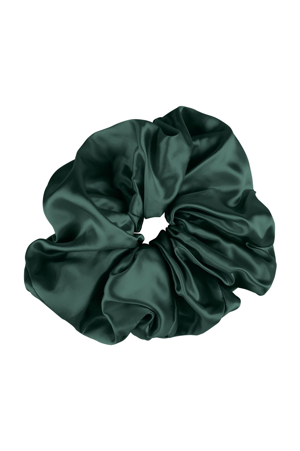 The SARTORÉE Silk Super Scrunchies - Malachite