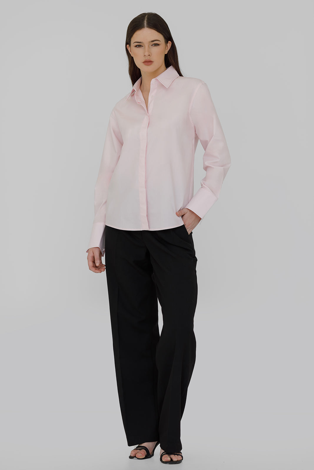 The SARTORÉE Classic Shirt Rose Clair