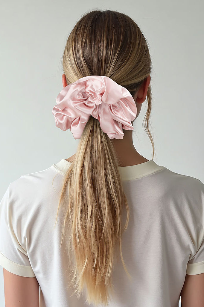 The SARTORÉE Silk Super Scrunchies - Malachite